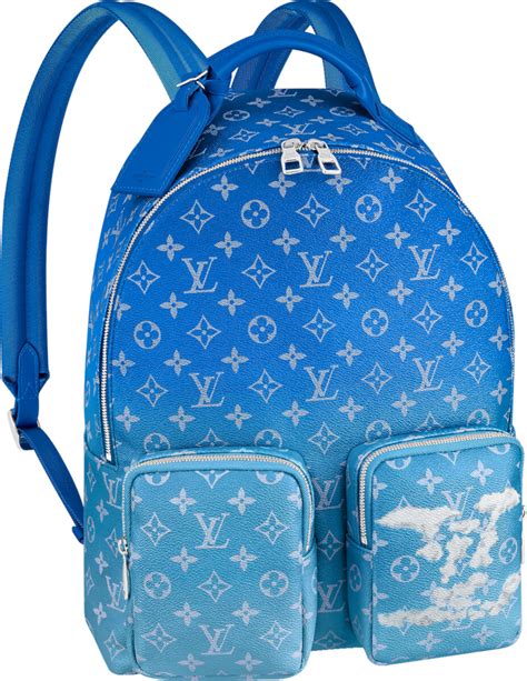 louis vuitton white and blue|blue louis vuitton backpack.